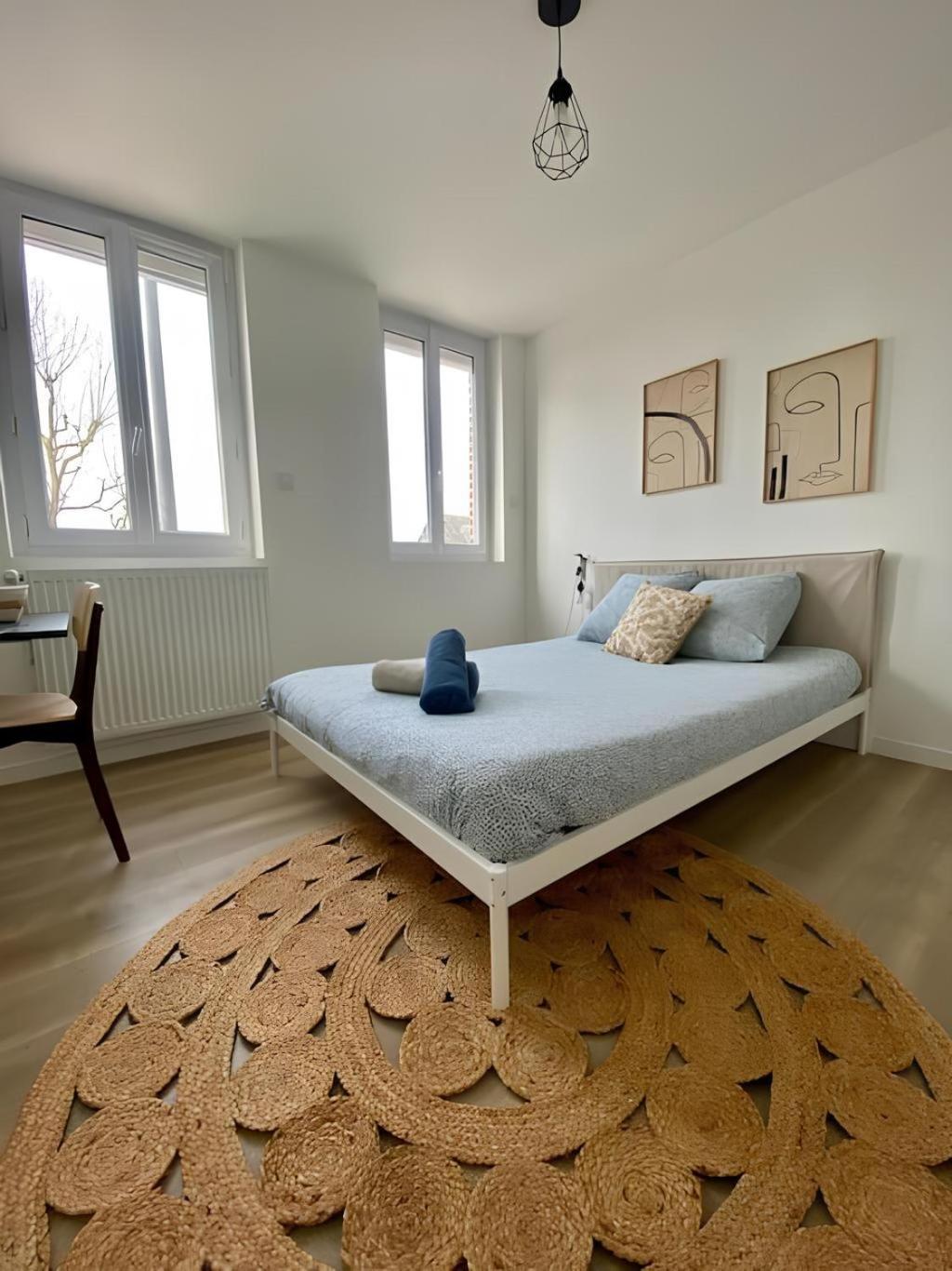 Maison Familiale Avec Exterieur Menage Et Linges Inclus Rouen Zewnętrze zdjęcie